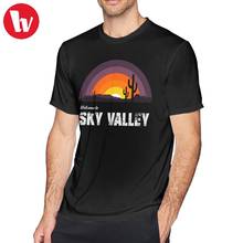 Kyuss t camisa bem-vindo ao vale do céu camiseta de manga curta 100 por cento camiseta de algodão engraçado streetwear tshirt 2024 - compre barato