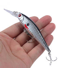 Señuelo de pesca clásico Minnow, cebo Artificial duro, biónico, ojos 3D, 10cm/9,4g, aparejos de pesca de plástico 2024 - compra barato