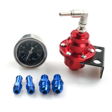 1Set High Performance Car Racing Universal Aluminum Adjustable Fuel Pressure Regulator kits with Oil pressure gauge parts 2024 - buy cheap