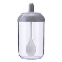 Seasoning Bottle Salt Sugar Spice Storage Jar with Spoon Kitchen Supplies B1 2024 - buy cheap