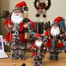 30/45/60cm Christmas Large Santa Claus Dolls Ornaments Standing Santa Figurine Doll Christmas Home Decoration Kids Gift 2024 - buy cheap