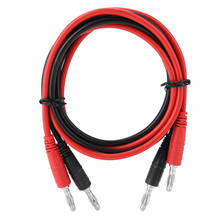 Cable de prueba P1041 de 4mm con conector Banana a conector Banana, Cable de prueba de multímetro, Kit de Cable de prueba de RV suave, 2 uds. 2024 - compra barato