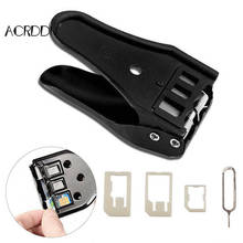 Ferramenta cortadora de cartão micro/padrão para nano sim 3 em 1, ferramenta para apple iphone 6/7/8, samsung, acessórios de smartphone df 2024 - compre barato