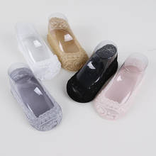 Calcetines adorables de encaje para niñas pequeñas, calcetines de barco elegantes, accesorios de ropa 2024 - compra barato