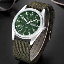 Кварцевые мужские часы с нейлоновым ремешком военные армейские Брендовые мужские спортивные часы мужские наручные Подарочные часы для мужчин 2024 - купить недорого