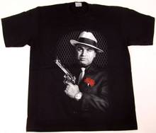 AL CAPONE T-shirt SCARFACE American Gangster Tee Adult MEDIUM Black New 2024 - buy cheap