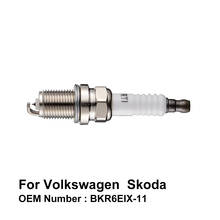 Vela de ignição irídio para volkswagen vw golf beetle passat skoda favorit octavia oe BKR6EIX-11 (pacote de 4) 2024 - compre barato