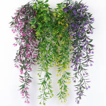 Искусственные Висячие растения, искусственные цветы из искусственной ивы, 78 см, 5 вилок, для украшения стен дома и сада 2024 - купить недорого