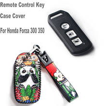Motorcycle Accessories Remote Control Key Case Cover KeyChain For Honda Forza 300 350 Forza300 Forza350 PCX 125 150 NS110 2024 - buy cheap
