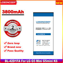 LOSONCOER-BL-42D1FA de 3800mAh para LG G5 Mini G5mini K6, batería de teléfono móvil, llegada rápida 2024 - compra barato