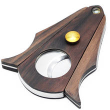 GALINER Cigar Cutter Sharp Lock System Wood Stainless Steel Double Cut Blade Cigar Guillotine in Gift Box 2024 - buy cheap
