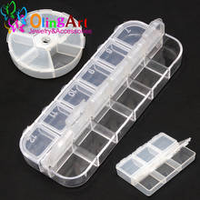 Free Shipping Adjustable/Removable 6 /12 Grids Plastic Storage Box Jewelry Storage Box Olingart 2024 - buy cheap