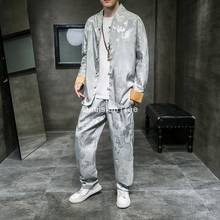 Chándal de manga larga para hombre, traje de kung fu wu shu tai, conjunto de traje tang chino, conjunto de chaqueta y pantalón chino, 2021 2024 - compra barato