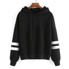 Sudadera con capucha de manga larga para mujer, suéter Sexy a la moda, Tops con capucha, Top informal para mujer 2019 2024 - compra barato