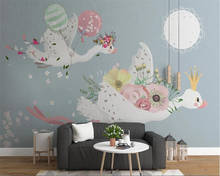 beibehang 3d wallpaper custom hand drawn cartoon animal balloon children room background wall TV papel de parede wallpaper 2024 - buy cheap