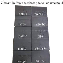 No Wave inframe mold Note 10 plus s10 5G s8 s9 s10+ Note 8 9 10+ whole phone lcd ymj machine laminating N970 N975 N960 G977 G975 2024 - buy cheap