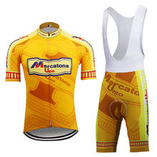ropa ciclismo hombre Cycling Jersey set triathlon bike jersey set cycling clothing short sleeve and bib shorts 9D Gel Pad MTB 2024 - buy cheap