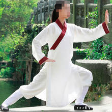 Unissex 22 cores de linho taoísta kung fu artes marciais robe wudang tai chi ternos conjuntos roupas taiji uniformes 2024 - compre barato