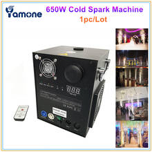1x New Stage Cold Spark Firework Machine 650w Cold Flame DMX And Remote Sparkular Fountain 1-5m Equipment For Wedding Event 2024 - buy cheap