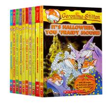 10 Books Geronimo Stilton 11-20 Humor Adventure Explore Brave Comic Fiction Parent Child Kids Story English Picture QR Code Book 2024 - buy cheap
