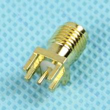 Edge Mount PCB Board Receptacle RP SMA Male Jack Connector Adapter  2024 - buy cheap