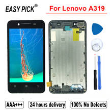 For Lenovo A319 LCD Display Touch Screen Digitizer Assembly Replacement With Frame Free Tools 2024 - buy cheap