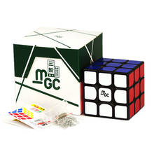 Yj MGC-cubo mágico magnético, 3x3x3, cubos de velocidad, núcleo negro, rompecabezas, juguetes, regalo para niños y adultos, juego de cubo profesional 2024 - compra barato