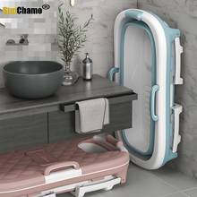 Bañera plegable grande para adultos, Sauna portátil, sudor, Cubo de ducha de vapor, Cubo de baño doméstico para niños, bañera de plástico grueso 2024 - compra barato