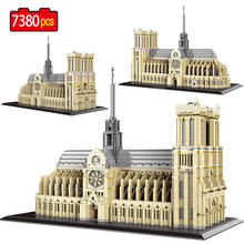 City Mini Famous Notre Dame Cathedral Model Building Block Potala Palace Educational Diamod Bricks Toys For Children 2024 - buy cheap