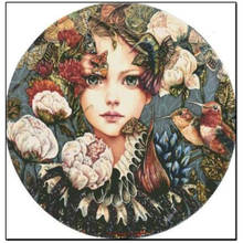 Девушка с колибри и цветами, алмазная живопись 5 d diy, алмазная вышивка, мозаика, вышивка крестиком, картина Стразы art, 2024 - купить недорого