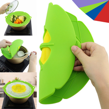 Silicone Lid Spill Stopper Cover for Pot Lid Pan Kitchen Accessories Cooking Tools Flower Cookware Utensil 26cm Kitchen Cookware 2024 - buy cheap