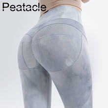 Peatatcle Tie Dye Fitness Leggings Women's High Waist Quick Dry Sexy Yoga Pants Workout Gym Clothing Tights 2024 - buy cheap