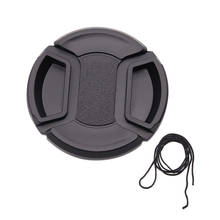 Universal Center Pinch Snap-on Front Lens Cap 37 39 40.5 43 46 49 52 55 58mm For Canon For Nikon For Sony etc. 2024 - buy cheap