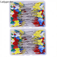 200PCS Patchwork Pins Butterfly Head Pin DIY Quilting Tool Sewing Accessories Patchwork Needle Crafts Needles with Box 2024 - buy cheap