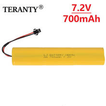 Bateria recarregável de 7.2v e 700mah nicd, bateria recarregável para tanques de brinquedos rc, trens, pistola de barco robô ni-cd, aa, 700mah e 7.2v 2024 - compre barato