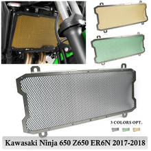 Z-grade protetora de radiador para kawasaki z650 ninja650, ninja 650, er6n 650, acessórios para motos 2024 - compre barato