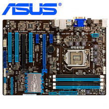 ASUS-placa base P8Z77-V LX para ordenador de escritorio, placa base LGA 1155 DDR3 de 32GB para Intel Z77 P8Z77-V LX, SATA III PCI-E X16, usada 2024 - compra barato