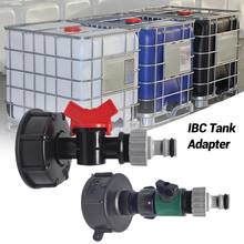 Ibc-adaptador de tanque s60x6, 1/4 '', rosca de conector, substituição de válvula, mangueira de jardim, conector rápido, conectores de água de jardim 2024 - compre barato