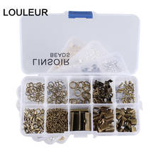 1box/lot Mixed Ends Fastener Clasps/Lobster Clasps/Jump Rings/Extender Chains/Crimp Beads Set for Jewelry Findings Making 2024 - buy cheap
