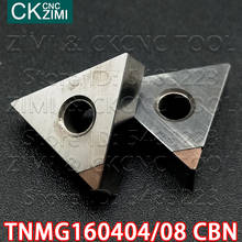 TNMG160404 CBN TNMG160408 CBN CNC Boron nitride diamond inserts Cutting Lathe Hard Material TNMG 1604 for WTJN MTJN Turning Tool 2024 - buy cheap