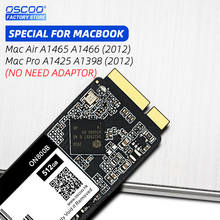 OSCOO SSD For Macbook Air A1465 A1466 EMC2258 2259 Year 2012 Original 1TB Hard Drives For Macbook Pro A1425 A1398 EMC2557 2672 2024 - buy cheap