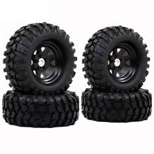 4pcs 1:10Beadlock Plastic Wheel Rim Tires for RC Crawler Car Axial AX90069 D90 TF2 Tamiya CC01 LC70 MST 2024 - buy cheap