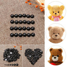 100Pcs 3-12mm Black Plastic Safety Eyes For Teddy Bear Needle Felting Puppet Crafts Dolls Accessories Children Kids DIY Toys 2024 - buy cheap