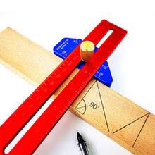 400MM 300MM 200MM   Red Drawing Square Ruler Woodworking Measuring Tools Gauge Carpentry Woodworking Tools 2024 - buy cheap