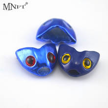 MNFT 6Pcs / Lot Blue Fish Skull Sculpin Helmet Heads Fly Tying DIY Material Fishing Tool 2024 - buy cheap