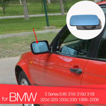 For BMW 3 Series E46 316i 318d 318i 320d 320i 330d 330i 1998-2006 Car-Styling Mirror Glass Heated 2024 - buy cheap