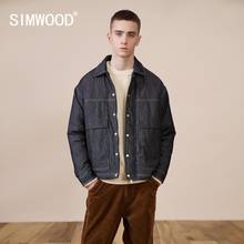 SIWMOOD 2022 Spring New 90% White Duck Down Denim Coats Plus Size High Quality Cargo Jackets Brand Clothing SJ131258 2024 - buy cheap
