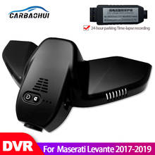 Carro wi fi mini dvr condução gravador de vídeo traço para maserati levante 2017 2018 2019 novatek 96658 visão noturna alta qualidade hd ccd 2024 - compre barato
