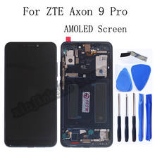 AMOLED Original Display For ZTE Axon 9 Pro lcd display Touch screen Digitizer Assembly For  Axon 9 Pro With Frame Repair kit 2024 - buy cheap