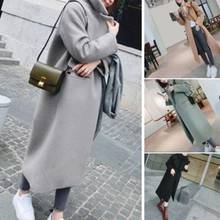 Fashion Coat Women Solid Color Thick Pockets Women Autumn Winter Warm Long Jacket Coat clothing 2024 - buy cheap